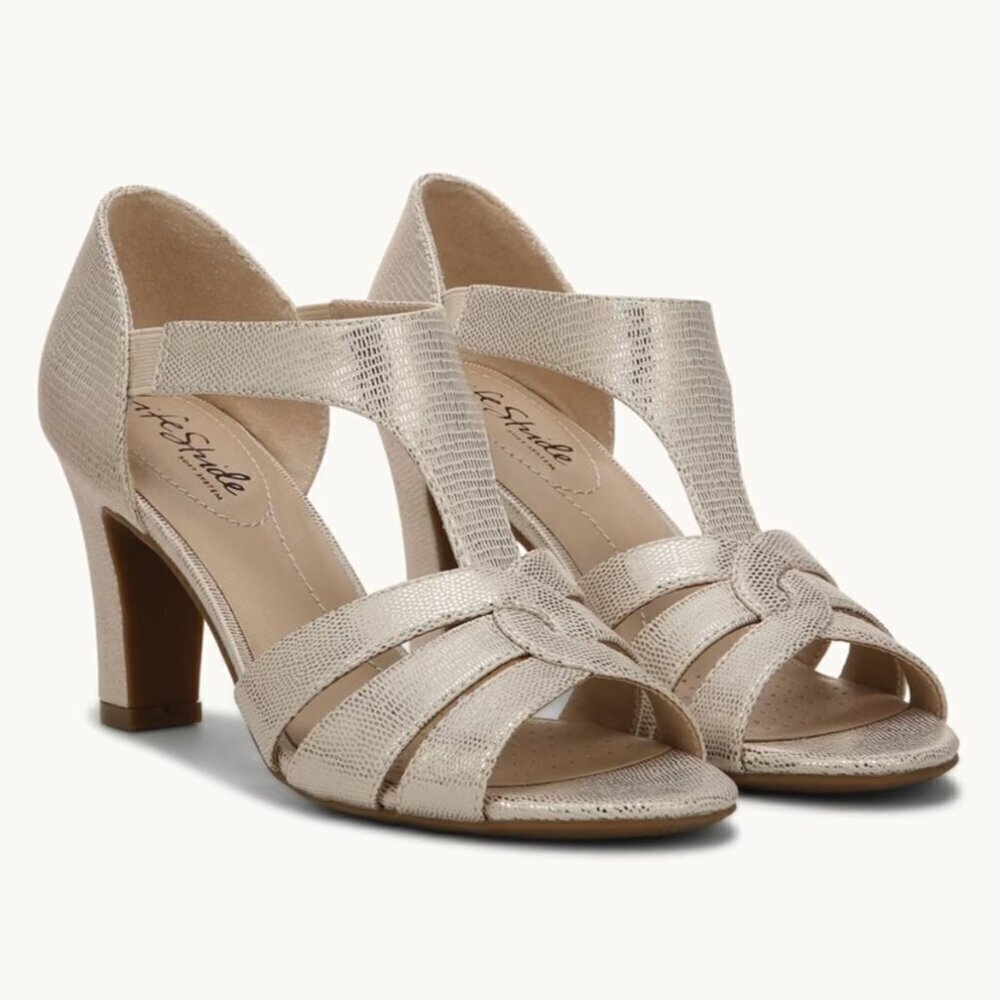 LifeStride Caramel Strappy Sandal